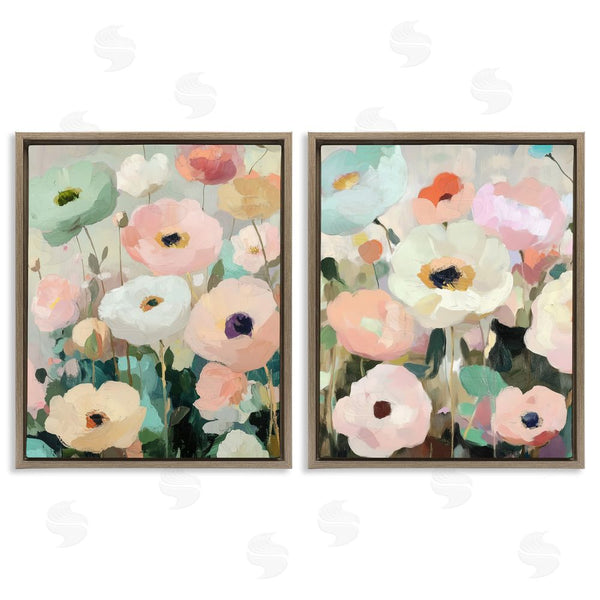Stupell Industries Annabelle Hall | Minty Garden Flowers
