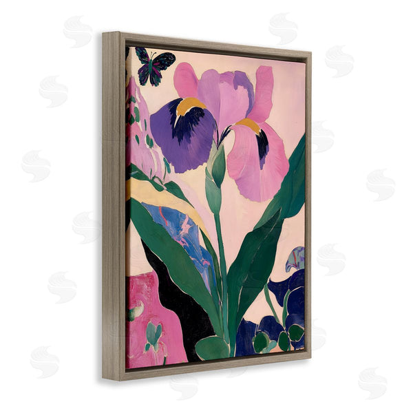 Stupell Industries Annabelle Hall | Modern Iris Smiles Wall Art