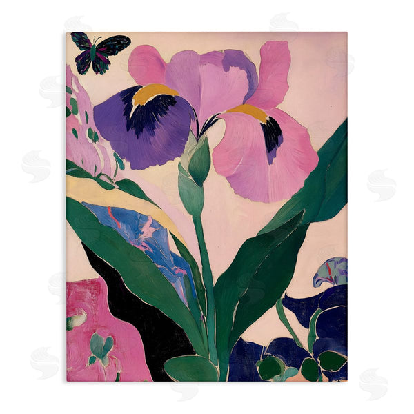 stupell industries Annabelle Hall | Modern Iris Smiles Wall Art
