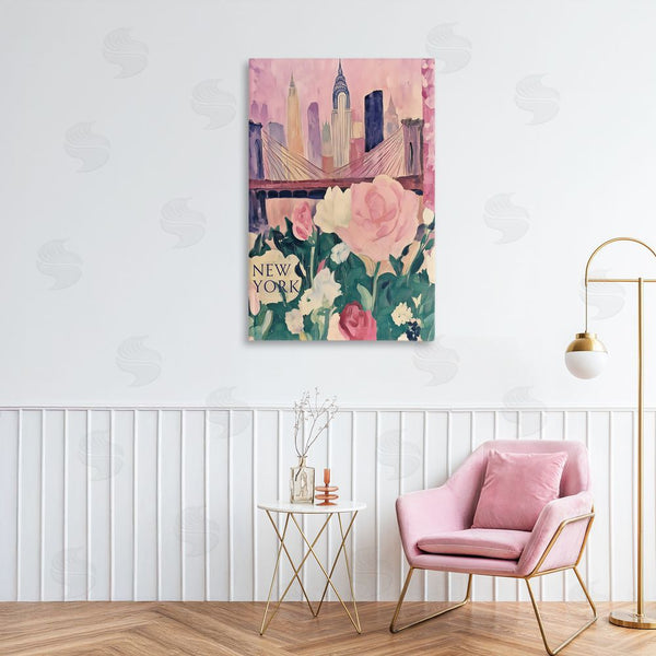Stupell Industries Annabelle Hall | New York Spring Cityscape Wall Art
