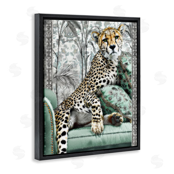 Stupell Industries Annabelle Hall | Nouveau Cheetah With Glam Details