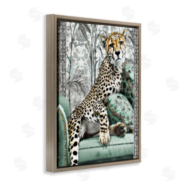 Stupell Industries Annabelle Hall | Nouveau Cheetah With Glam Details