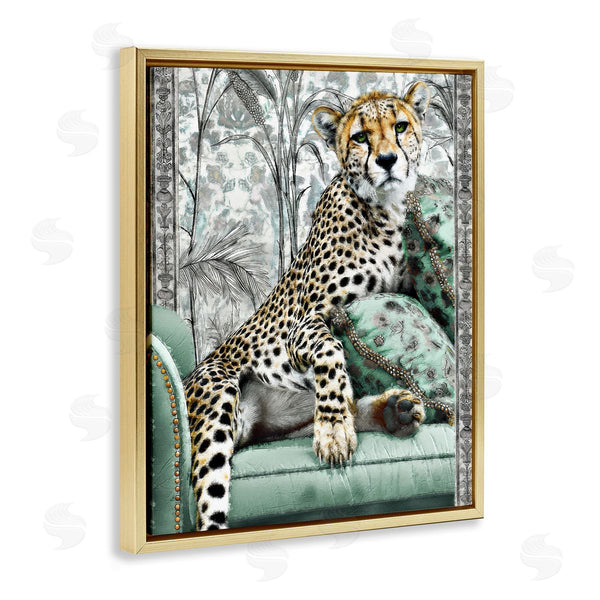 Stupell Industries Annabelle Hall | Nouveau Cheetah With Glam Details