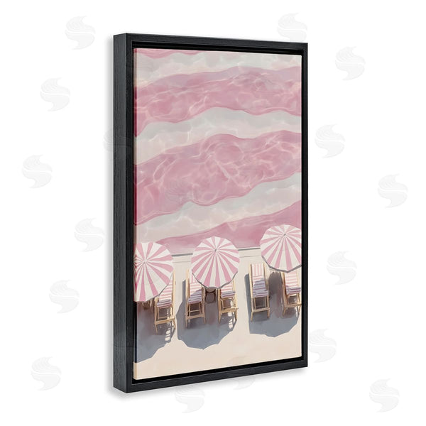 Stupell Industries Annabelle Hall | Pink Afternoon At Beach