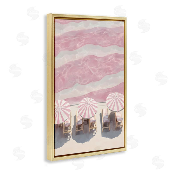 Stupell Industries Annabelle Hall | Pink Afternoon At Beach