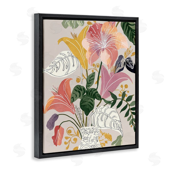 Stupell Industries Annabelle Hall | Playful Flower Bouquet Wall Art