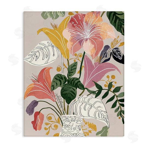 stupell industries Annabelle Hall | Playful Flower Bouquet Wall Art
