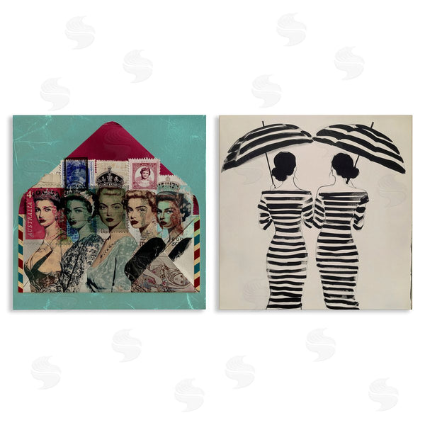 stupell industries Annabelle Hall | Postal Glam & Fashionistas