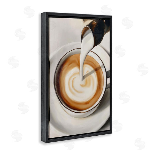 Stupell Industries Annabelle Hall | Pouring Latte Milk Swirl