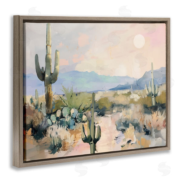 Stupell Industries Annabelle Hall | Prairie Desert With Cacti