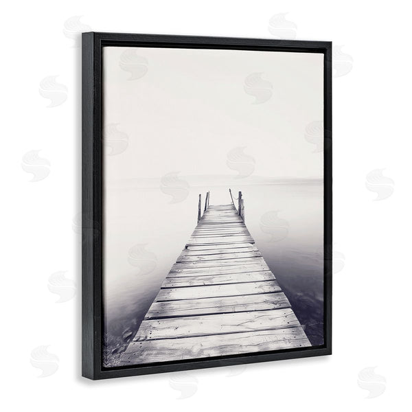 Stupell Industries Annabelle Hall | Quiet Pier Extending On Pond