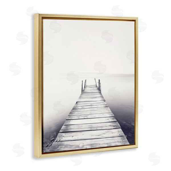 Stupell Industries Annabelle Hall | Quiet Pier Extending On Pond