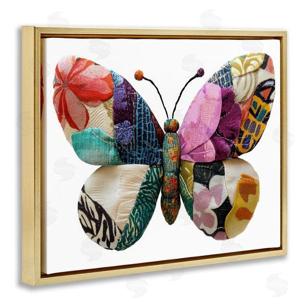 Stupell Industries Annabelle Hall | Quilt Patterned Butterfly Wall Art