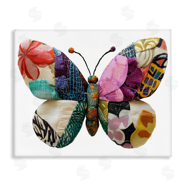 stupell industries Annabelle Hall | Quilt Patterned Butterfly Wall Art