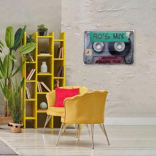 Stupell Industries Annabelle Hall | Retro 90s Mix Cassette