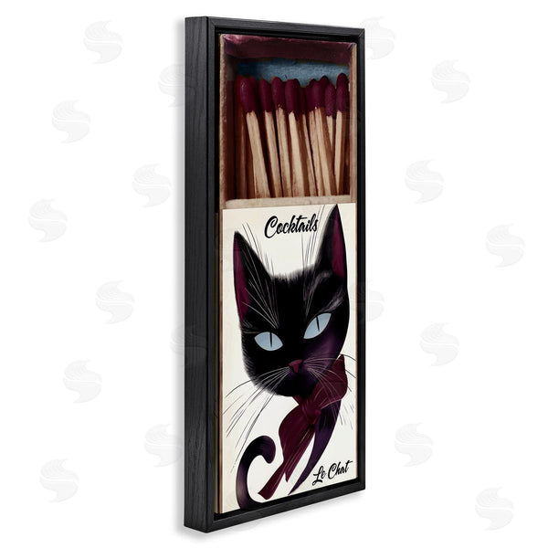 Stupell Industries Annabelle Hall | Retro Cat Matchbox Wall Art