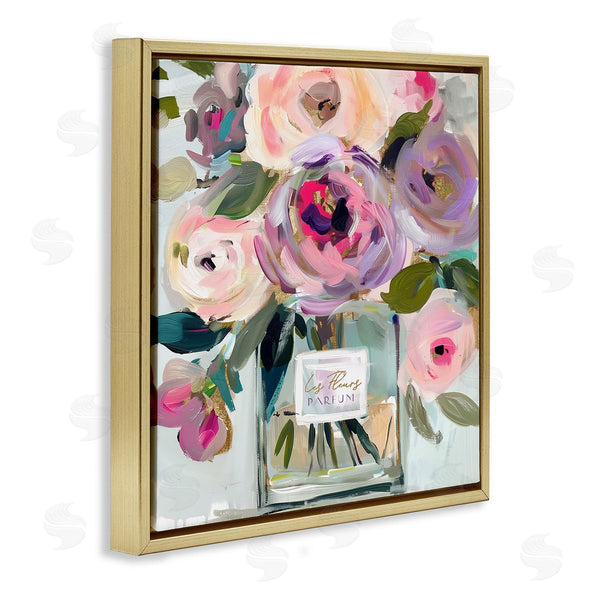 Stupell Industries Annabelle Hall | Romantic Perfume Bottle Bouquet