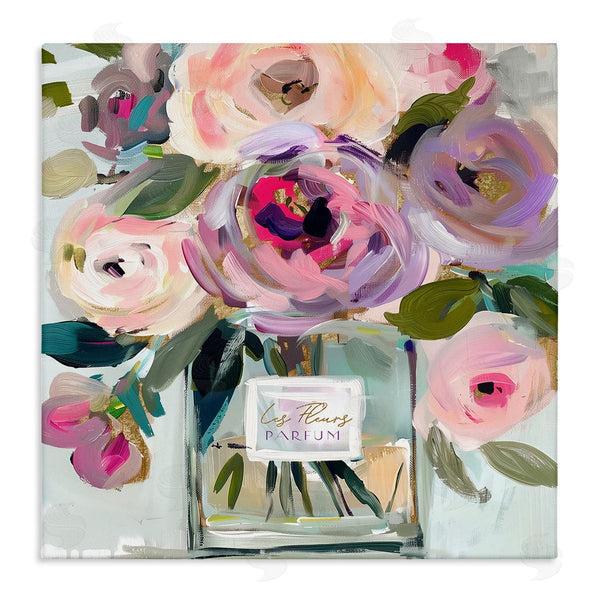 stupell industries Annabelle Hall | Romantic Perfume Bottle Bouquet