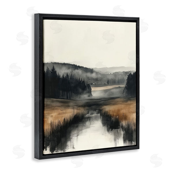 Stupell Industries Annabelle Hall | Sepia Countryside Landscape Wall Art