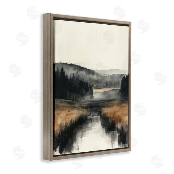 Stupell Industries Annabelle Hall | Sepia Countryside Landscape Wall Art