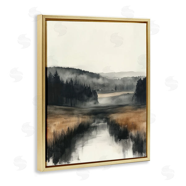 Stupell Industries Annabelle Hall | Sepia Countryside Landscape Wall Art