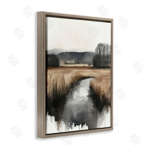 Stupell Industries Annabelle Hall | Sepia Countryside Stream Wall Art