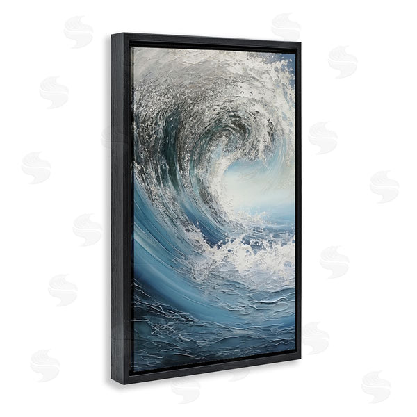 Stupell Industries Annabelle Hall | Silver Crest Of Sea Wave