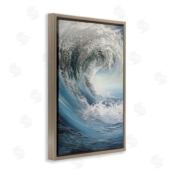 Stupell Industries Annabelle Hall | Silver Crest Of Sea Wave