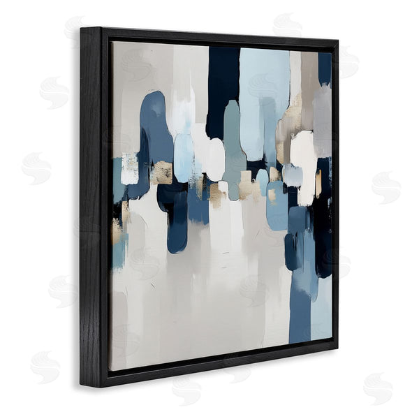 Stupell Industries Annabelle Hall | Soft Situation Blue Abstract