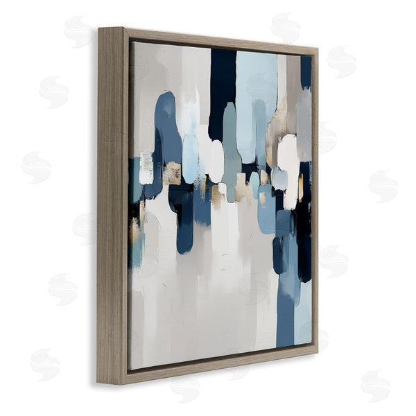 Stupell Industries Annabelle Hall | Soft Situation Blue Abstract