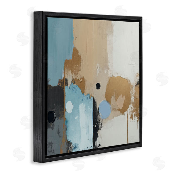 Stupell Industries Annabelle Hall | Speculations Abstract Brown Blue