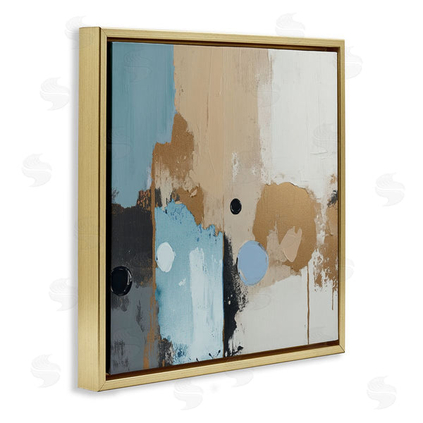 Stupell Industries Annabelle Hall | Speculations Abstract Brown Blue