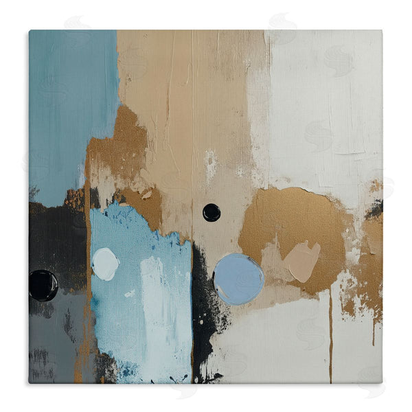 stupell industries Annabelle Hall | Speculations Abstract Brown Blue