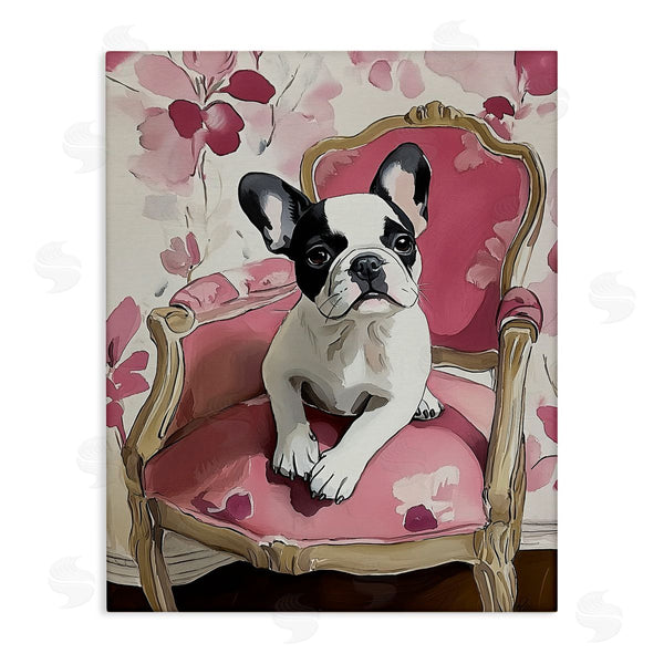 stupell industries Annabelle Hall | Sweetest Dog Perched