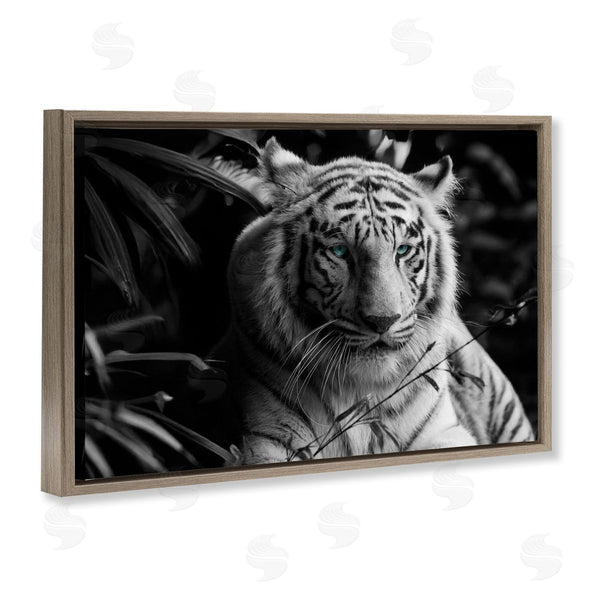 Stupell Industries Annabelle Hall | Tiger Among Jungle Plants