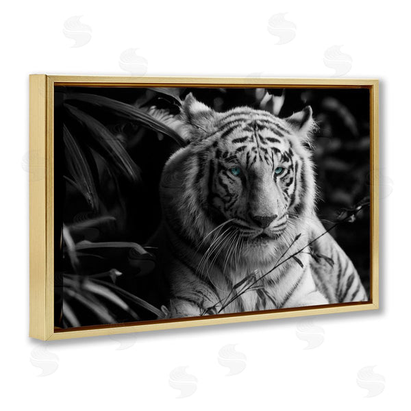 Stupell Industries Annabelle Hall | Tiger Among Jungle Plants