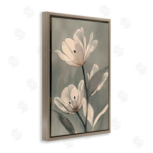 Stupell Industries Annabelle Hall | Times Three Budding Flowers