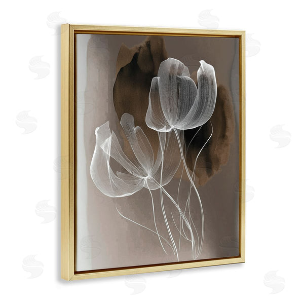 Stupell Industries Annabelle Hall | Transparent Gossamer Flowers
