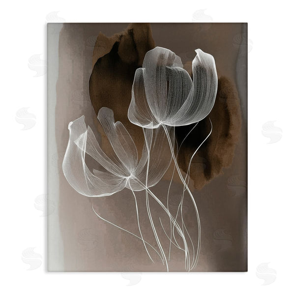 stupell industries Annabelle Hall | Transparent Gossamer Flowers