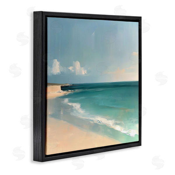 Stupell Industries Annabelle Hall | Turquoise Horizons Abstraction