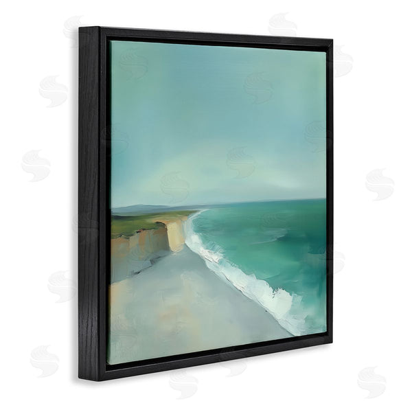Stupell Industries Annabelle Hall | Turquoise Horizons Coast Landscape