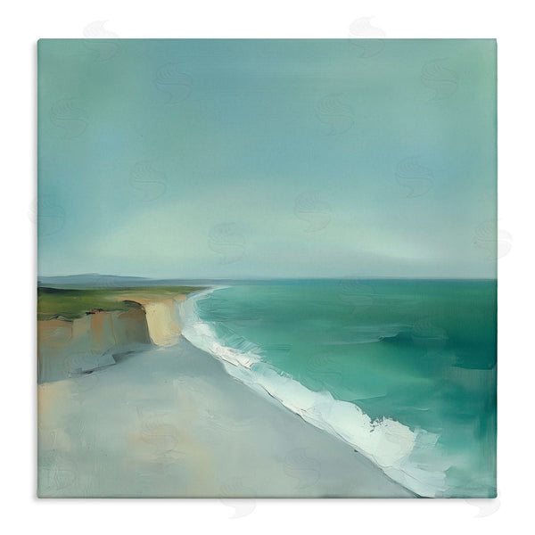 stupell industries Annabelle Hall | Turquoise Horizons Coast Landscape