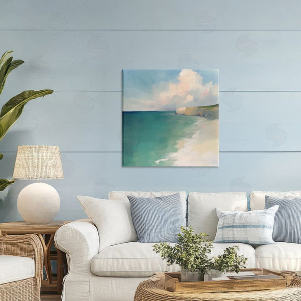 Stupell Industries Annabelle Hall | Turquoise Horizons Expression