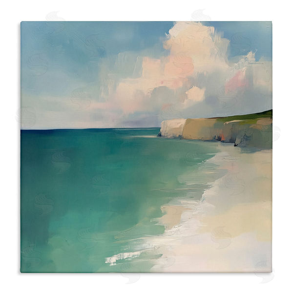 stupell industries Annabelle Hall | Turquoise Horizons Expression