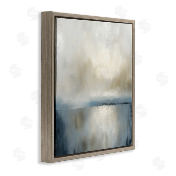 Stupell Industries Annabelle Hall | Two Times Blue Abstraction