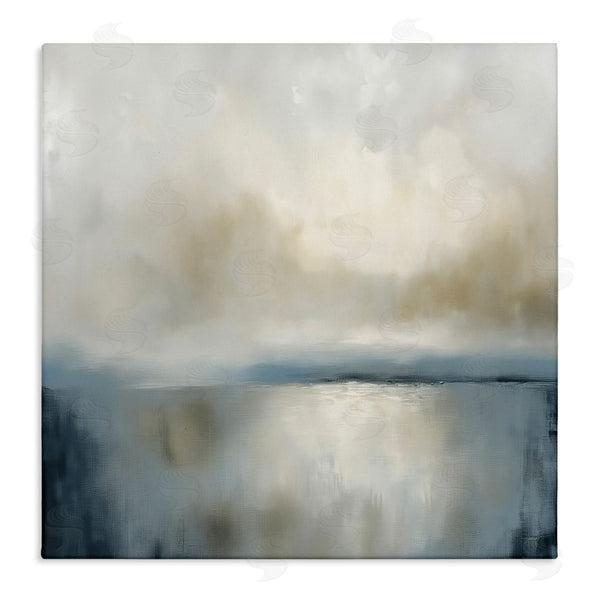 stupell industries Annabelle Hall | Two Times Blue Abstraction