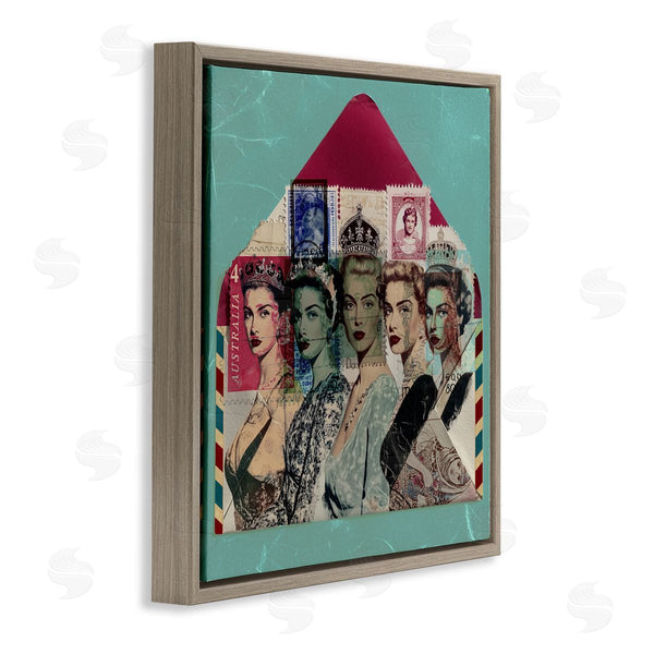 Stupell Industries Annabelle Hall | Vintage Queens Postal Collection