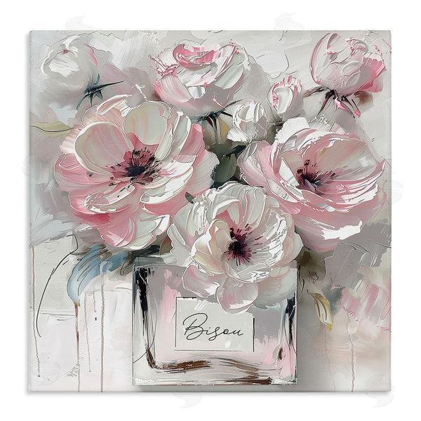 stupell industries Annabelle Hall | White & Subtle Pink Bouquet