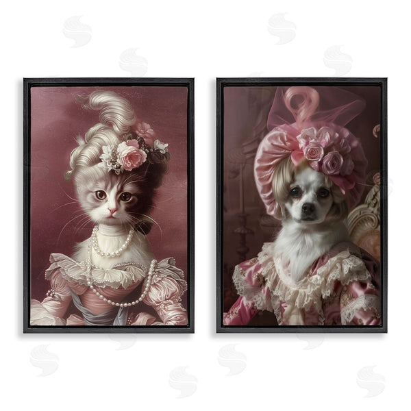 Stupell Industries Annabelle Hall | Your Highness Cat & Dog