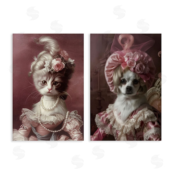 stupell industries Annabelle Hall | Your Highness Cat & Dog
